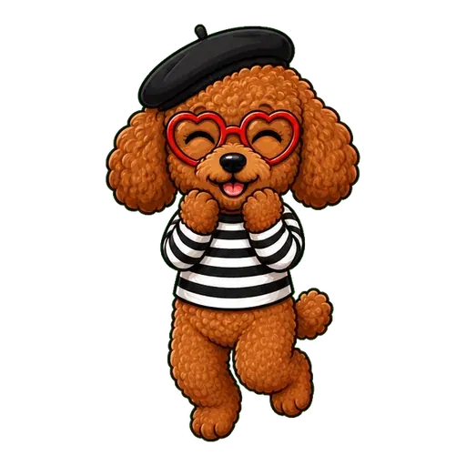 A happy PetPip companion from the app.